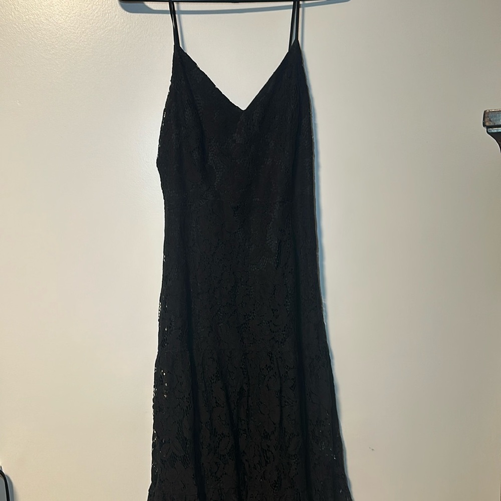 Lulus Black Lace Dress size Small